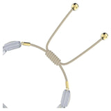 Swarovski Letra Bracelet YELLOW STAR, White, Gold-tone Plated - 5615862