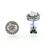 .75ct Round Cut CZ Studs Earrings OLIVIA Sterling Silver