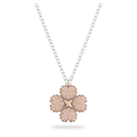 Authentic Latisha Pendant Flower Necklace, Pink - 5636488