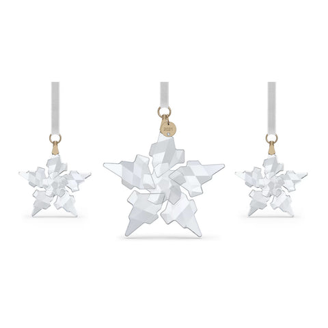 Swarovski Annual Edition 2021 Ornament Set, White -5583966