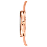 Swarovski Crystalline Pure Watch, Metal bracelet, White, Rose gold-tone -5269250