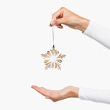 Swarovski Christmas Winter Sparkle Ornament, Gold Tone - 5535541