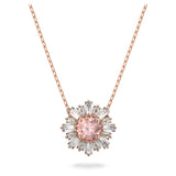 Authentic Sunshine Pendant Necklace Pink, Rose gold-tone - 5642961