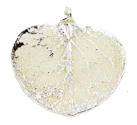 Real Leaf PENDANT Eucalyptus Silver Dipped Genuine Leaf