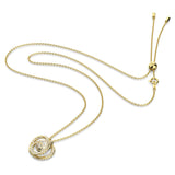 Authentic Generation Pendant Necklace, White, Gold-tone Plated - 5636511
