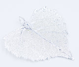 Real Leaf PENDANT with chain COTTONWOOD Dipped in Silver Genuine Leaf Necklace