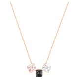 Authentic Glance Necklace Multicolored, Rose gold-5559862