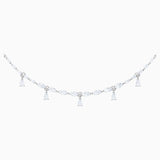 Swarovski Crystal Jewelry LOUISON NECKLACE, White, Rhodium - 5419242