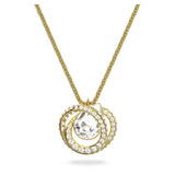 Authentic Generation Pendant Necklace, White, Gold-tone Plated - 5636511