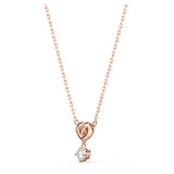 Swarovski LIFELONG HEART Pendant Necklace, White, Rose gold plated -5516542