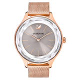 Swarovski OCTEA NOVA Watch Milanese bracelet, Gray, Rose gold -5451634