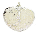 Real Leaf PENDANT with Chain Eucalyptus in Silver Genuine Leaf Necklace