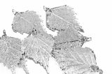 Real Leaf PENDANT BIRCH Dipped in Silver Genuine Leaf