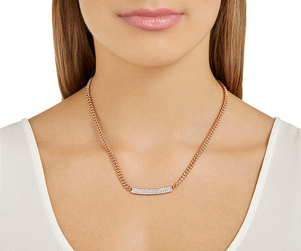 Swarovski VIO NECKLACE Rose Gold #5192265 – Zhannel