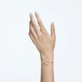 Swarovski Signum Bracelet, Swan, White, Rose-Gold Tone Plated -5621107