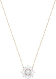 Swarovski Idyllia Sunshine Necklace Rose Gold Pendant, White, Rose gold -5451376