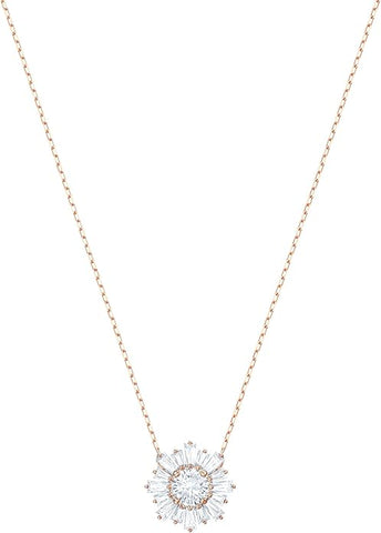 Swarovski Idyllia Sunshine Necklace Rose Gold Pendant, White, Rose gold -5451376