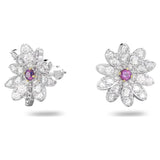 Swarovski Eternal Flower stud earrings Flower, Pink, Mixed metal -5642873