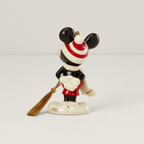 Lenox Disney Showcase Mickey Mouse Winter Ornament Christmas Ornament, Red