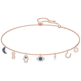 Swarovski Symbolic Necklace, Multi-Colored Rose-Gold Tone Plated -5497664