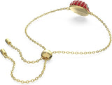 Swarovski Spider-Man Bracelet, Red Crystal, Gold-tone Finish -5650873