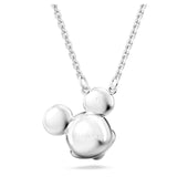 Swarovski Disney Mickey Mouse Pendant White, Rhodium Plated -5669116