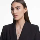 Swarovski GINGER T BAR Pendant Necklace, Rose Gold Plated -5576610