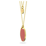 Swarovski Ginger layered pendant Red, Gold-tone plated -5642940