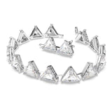 Swarovski Ortyx bracelet Triangle cut, White, Rhodium plated -5600864