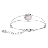 Swarovski Sunshine bracelet Mixed cuts, Sun, Pink, Rhodium plated -5642968