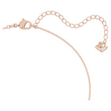 Swarovski Lilia necklace Butterfly, White, Rose gold-tone plated -5636422