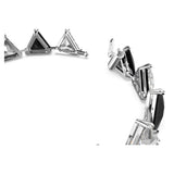 Swarovski Ortyx bracelet Triangle cut, Black, Rhodium plated -5619154