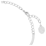 Swarovski Ortyx bracelet Triangle cut, Pavé, White, Rhodium plated, Medium -5643733