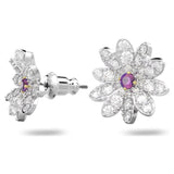 Swarovski Eternal Flower stud earrings Flower, Pink, Mixed metal -5642873