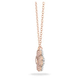 Swarovski Latisha Pendant Flower Necklace, Pink, Rose Gold - 5636489