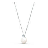 Swarovski Treasure necklace White, Rhodium plated- 5563288