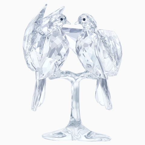 Swarovski Crystal Birds Figurine TURTLEDOVES - 5249297