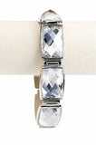 Swarovski Clear Crystal Jewelry NIRVANA Bracelet Large Rhodium 20cm #1166714 - Zhannel
 - 2