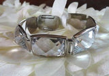 Swarovski Clear Crystal Jewelry NIRVANA Bracelet Large Rhodium 20cm #1166714 - Zhannel
 - 3