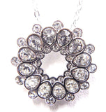 Swarovski Clear Crystal Jewelry ASSET Necklace Pendant Rhodium #5048034 - Zhannel
 - 3
