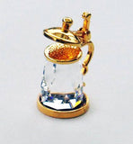 Swarovski Crystal Figurine Crystal Memories BEER MUG Gold Plated #173369 - Zhannel
 - 2