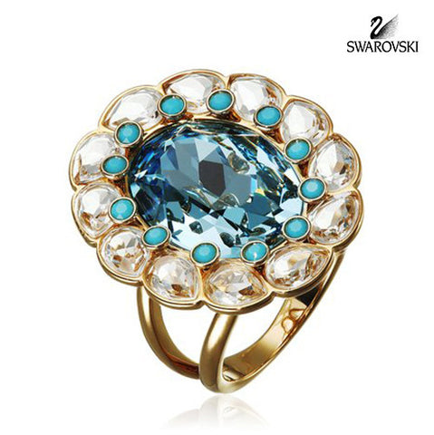 Swarovski Crystal Jewelry RING AZORE Sz 52 Small 6 #5037463 - Zhannel
 - 1