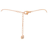 Swarovski Clear Crystal Jewelry ASSET Necklace Pendant Rose Gold #5048035