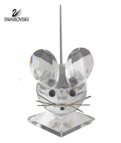 Swarovski Clear Crystal Figurine LARGE MOUSE Spring Cold Tail #7631 NR 040 000 - Zhannel
 - 1