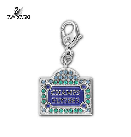 Swarovski Color Crystal Jewelry CHAMPS ELYSSES CHARM Rhodium #1111140 - Zhannel
