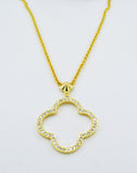 Lola & Grace Swarovski Gold LONG Flower Necklace SPIKE ARABESQUE #5182885 - Zhannel
 - 2