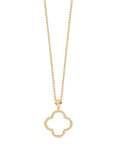 Lola & Grace Swarovski Gold Flower Necklace SPIKE ARABESQUE #5182886 - Zhannel
 - 1