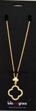 Lola & Grace Swarovski Gold Flower Necklace SPIKE ARABESQUE #5182886 - Zhannel
 - 2