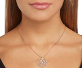 Swarovski Crystal Jewelry Pendant DAYLIGHT Necklace Rose Gold #5204170 - Zhannel
 - 2