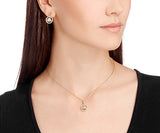 Swarovski Clear Crystal Jewelry Set BACKSTAGE Round Earrings & Necklace #5098512 - Zhannel
 - 2